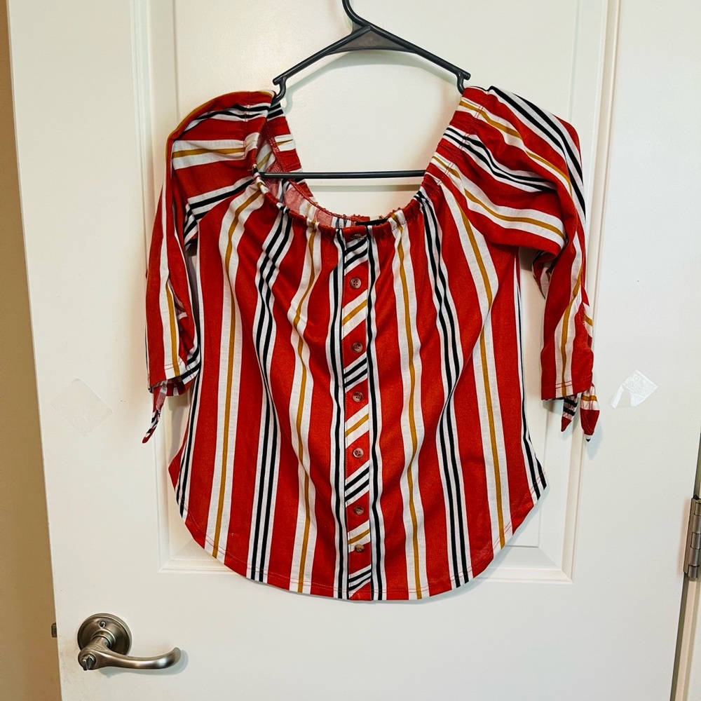 Off the shoulder shirt